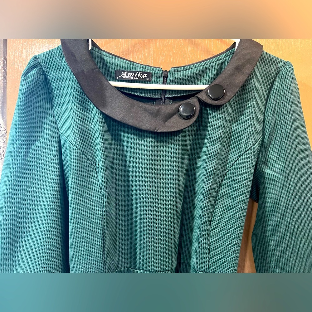 Anika Fashion Gorgeous Teal Color Dress